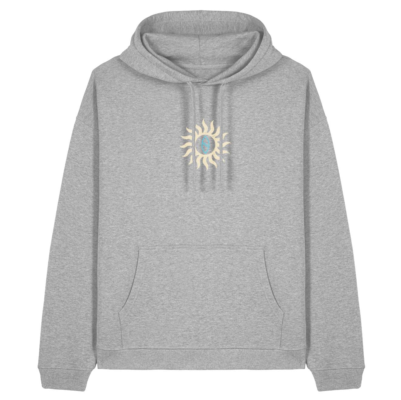 Heather Grey "Tribe" Organic Hoodie