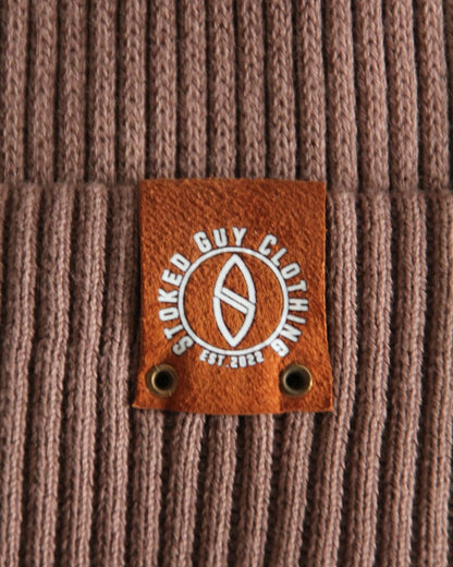 Organic "MOCHA" Slouch Beanie
