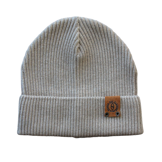 Heather Sand Organic Beanie