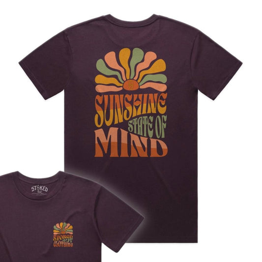 Purple "State Of Mind" Tee