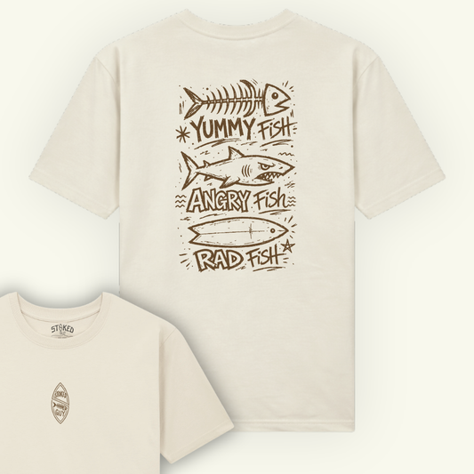 Organic "RAD FISH" Tee