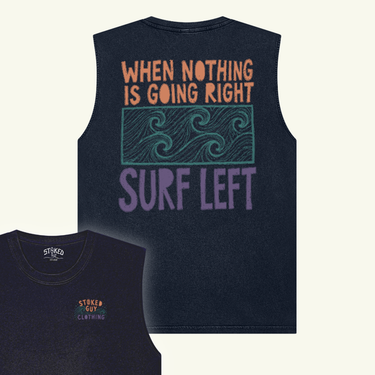 Organic "SURF LEFT" Tank Top