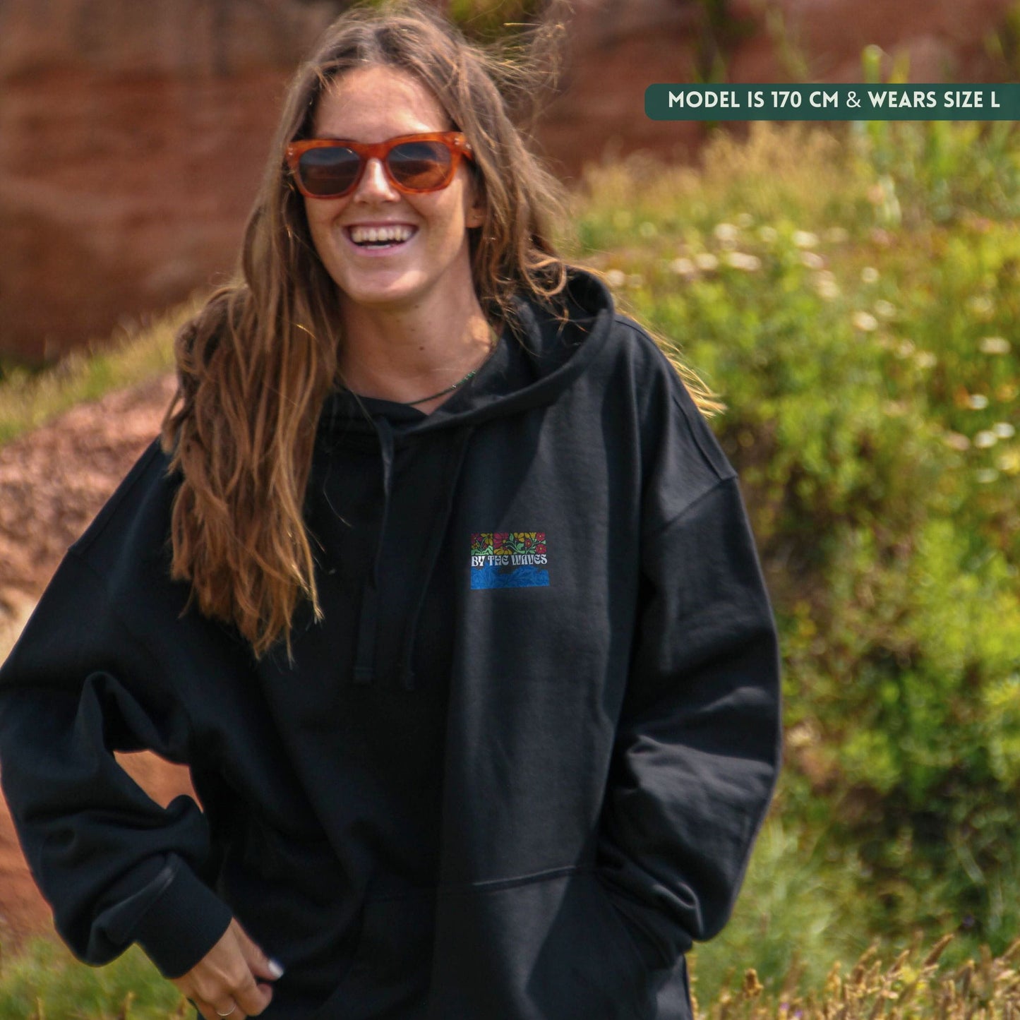 Organic "BY THE WAVES" Hoodie