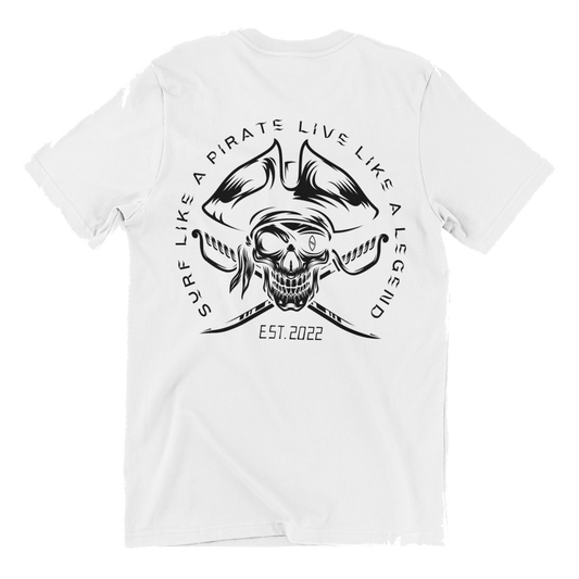 White "Rotten Captain" Tee